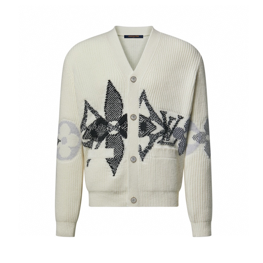 루이비* Monogram 울 니트 가디건 25FW RA3291