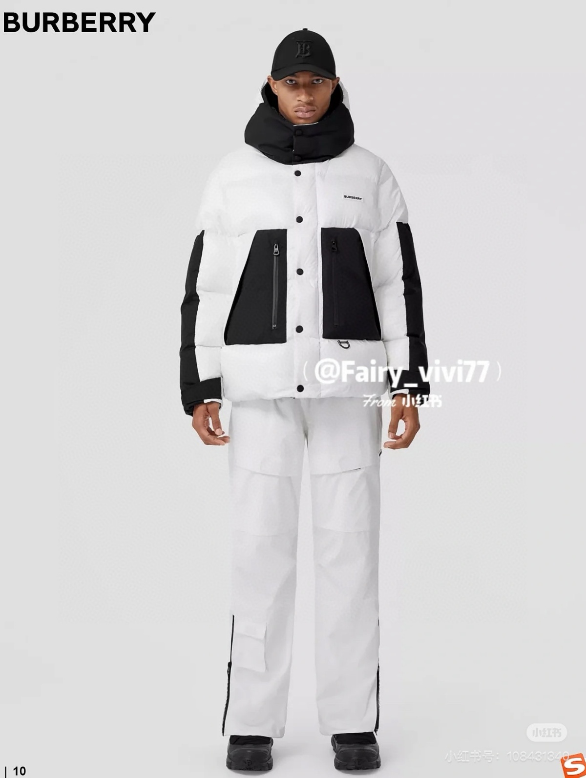 Alternative view of 버버리 로고 프린팅 후드 패딩 25FW SAD3104