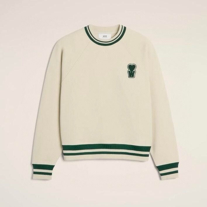 아미 로고 라운드넥 스웨트 셔츠 25FW RA7373