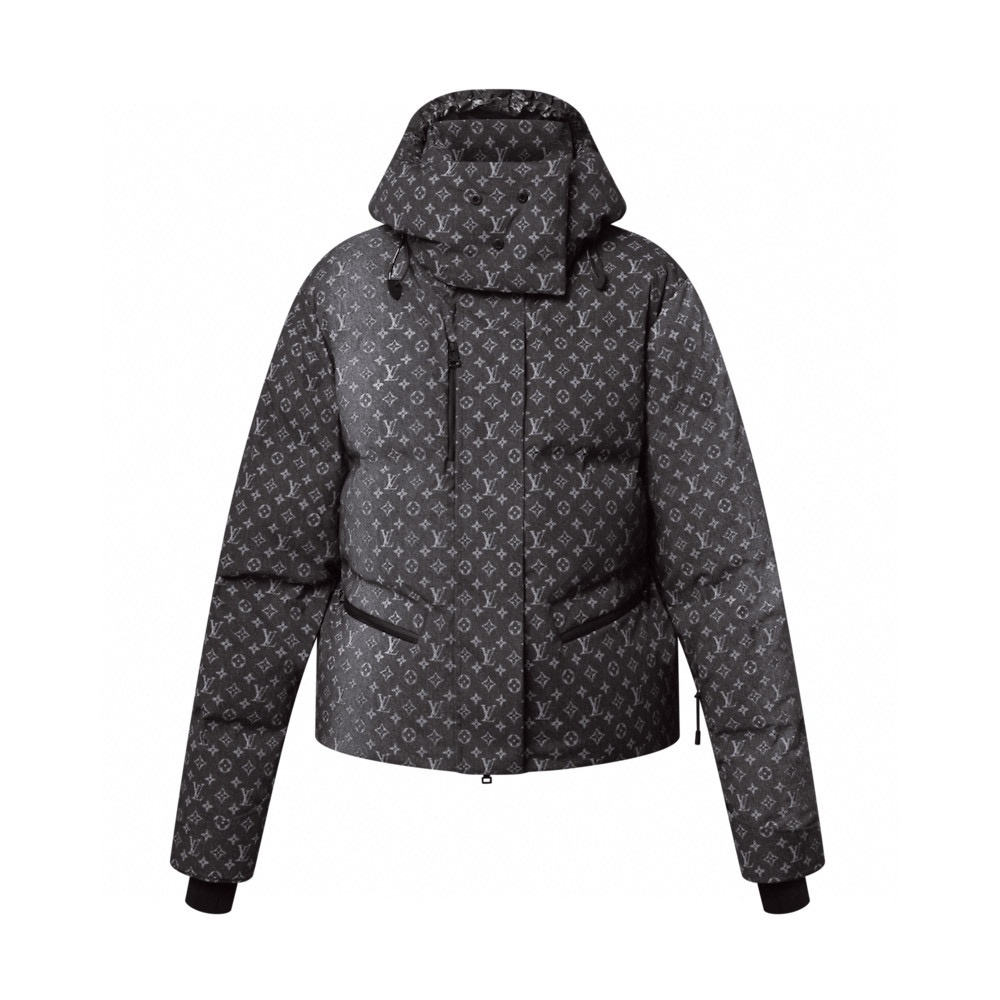 루이비* 여성 모노그램 패턴 스키 다운 재킷 25FW RA3817