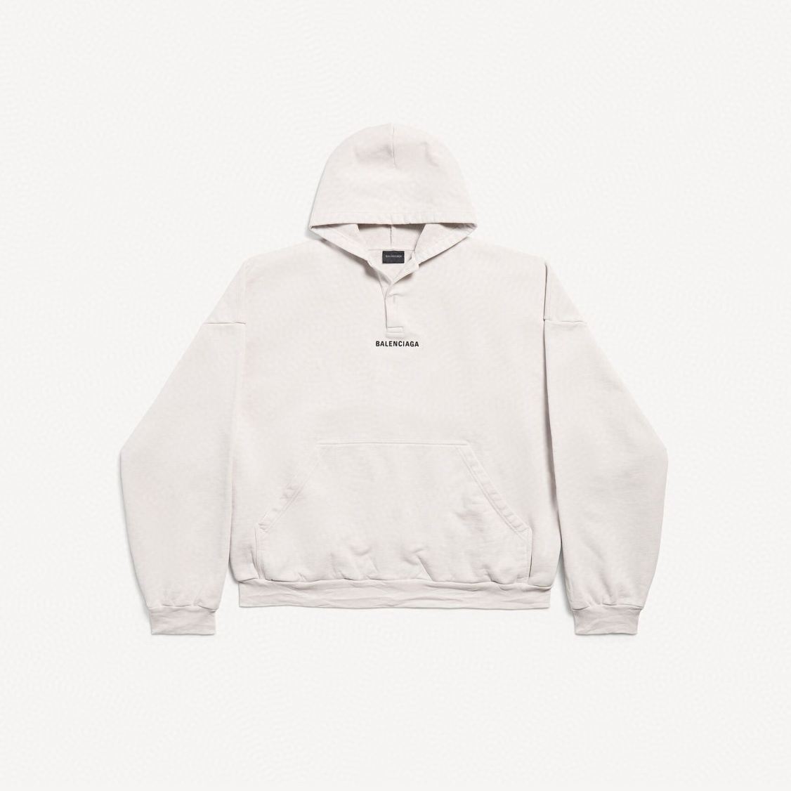 발렌시아가 백 로고 폴로넥 후드 스웨트셔츠 26SS RA38234-2