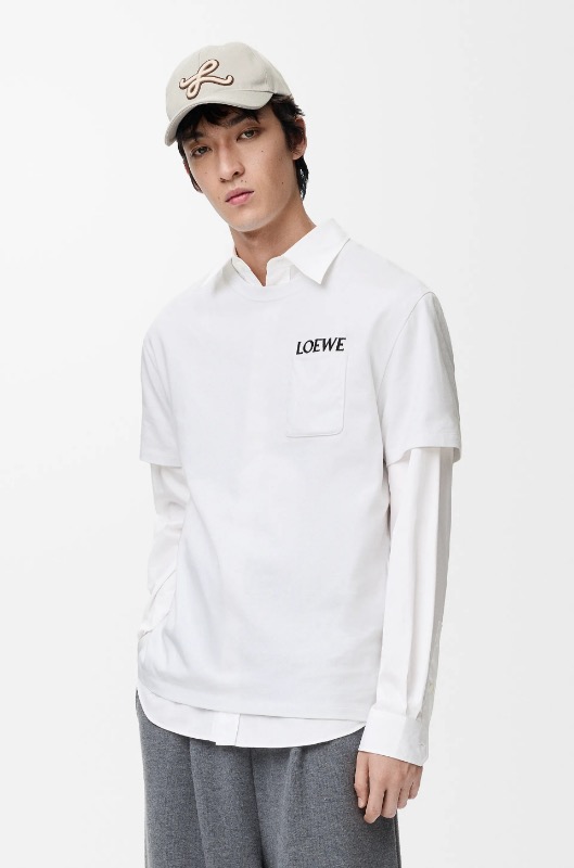 Alternative view of 로에* 코튼 루즈핏 티셔츠 26SS RA3620-3