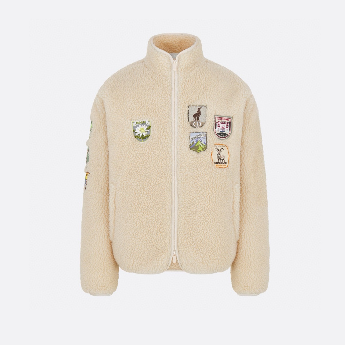 디* 마운틴 자수 패치 플리스 집업 자켓 26SS 66STD4399