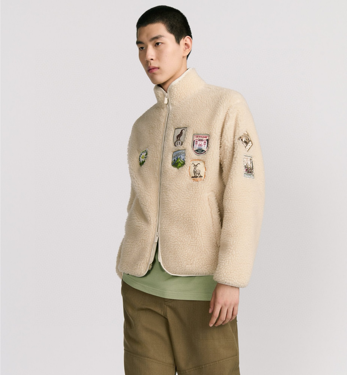 Alternative view of 디* 마운틴 자수 패치 플리스 집업 자켓 26SS 66STD4399
