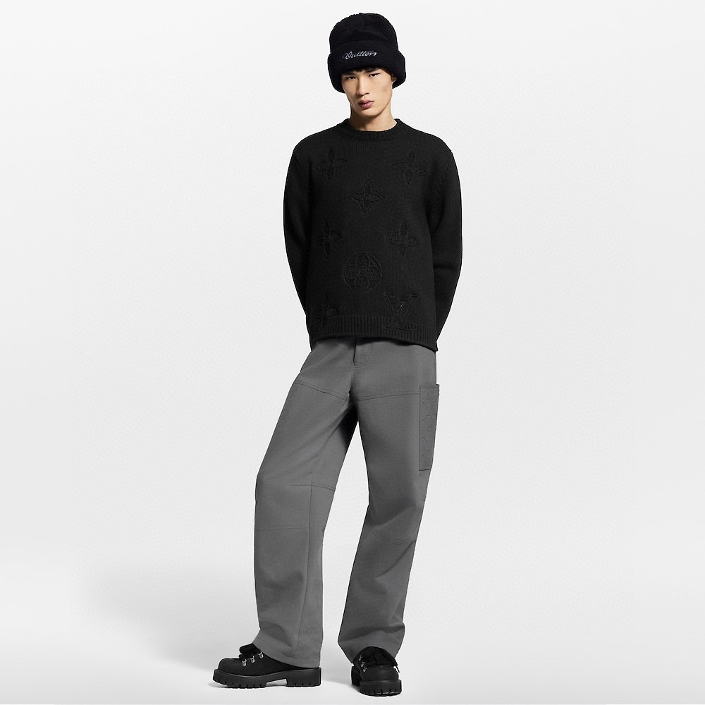 Alternative view of 루이비* 장식 디테일 라운드넥 스웨터 26SS RA3866