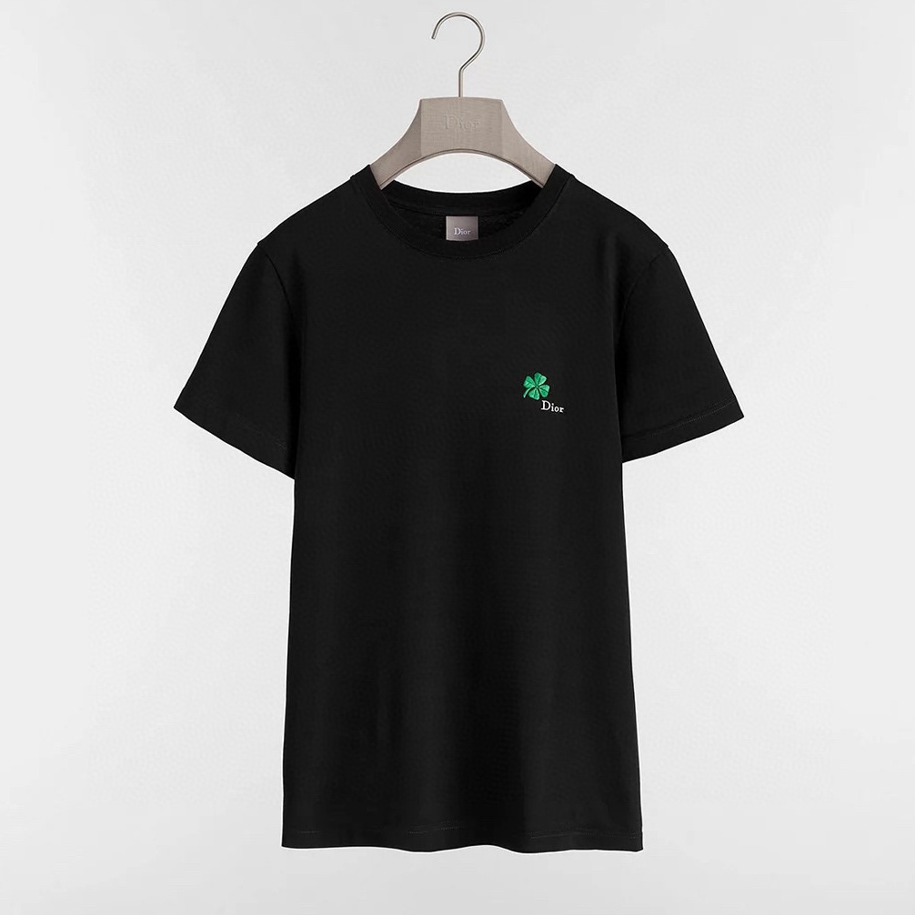 디* 클로버 자수 반팔 티셔츠 26SS RA4017