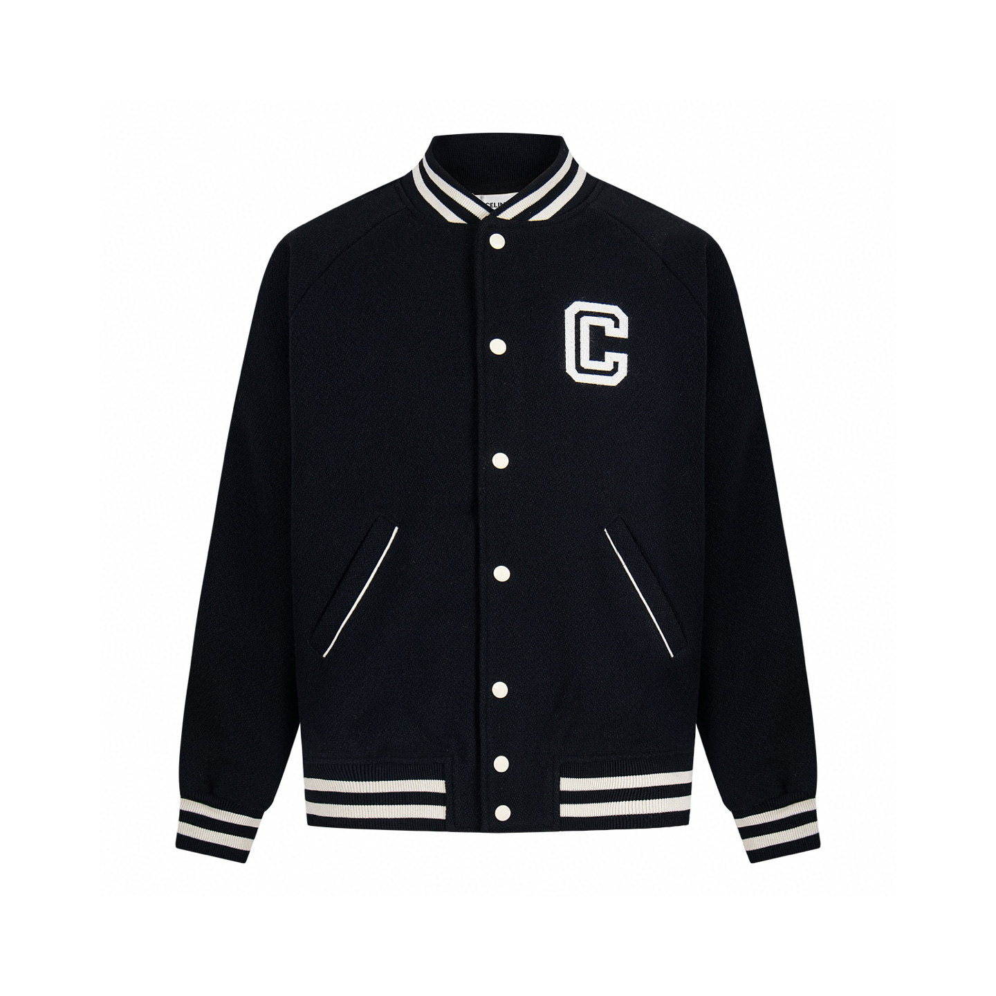 Alternative view of 셀린* 23FW 레터링 자수 바시티 자켓 Ceo225