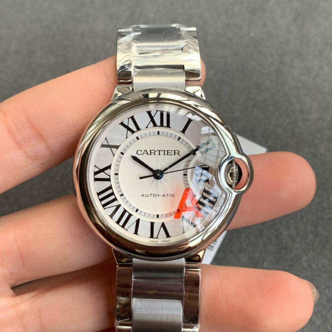 Alternative view of 까르띠에 발롱 블루 워치 33mm / 36mm 오토메틱 스틸 WSBB0048