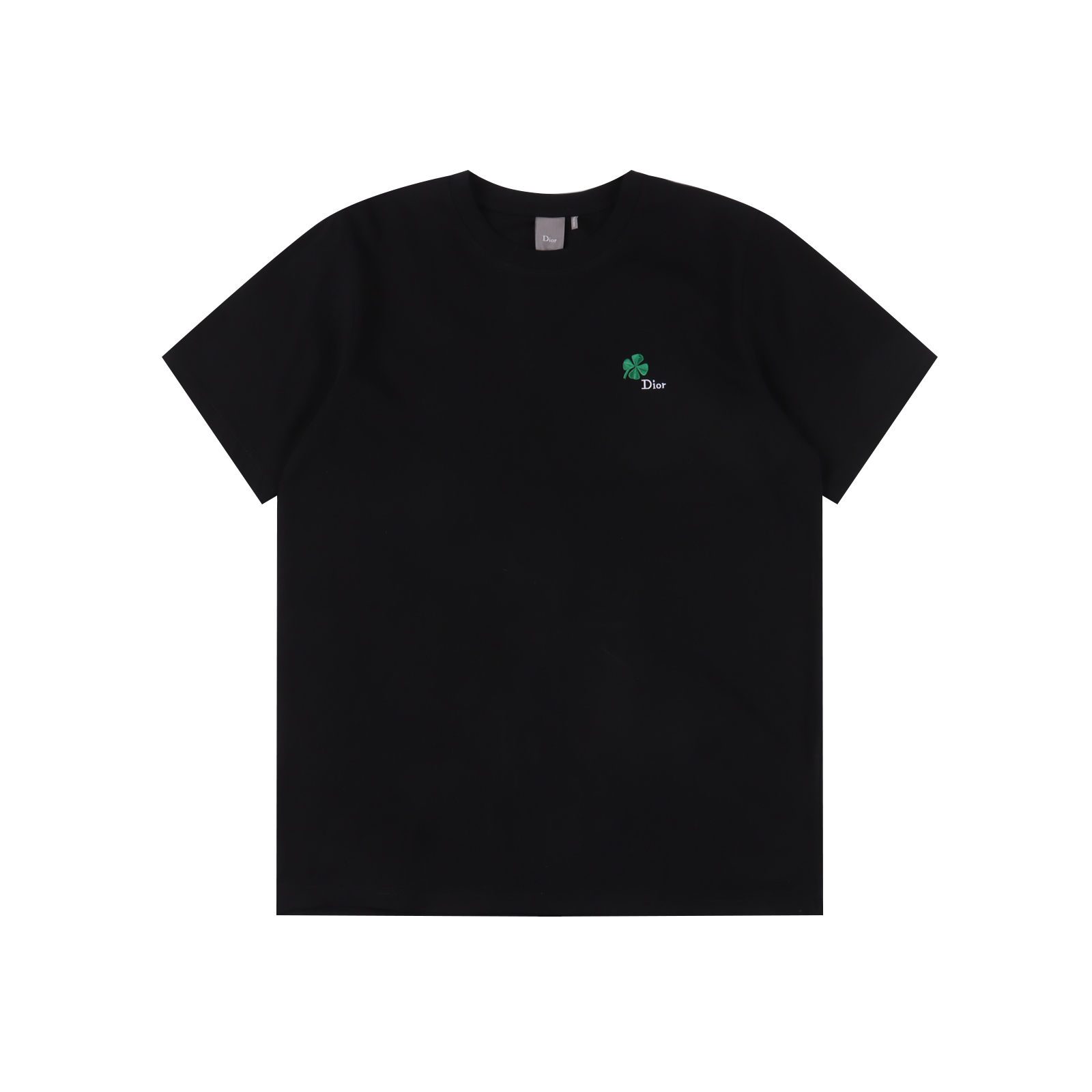 Alternative view of 디* CD 네잎클로버 자수 반팔 티셔츠 YP302