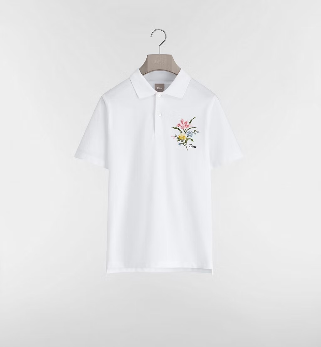 디* 시크릿 가든 자수 오버핏 폴로 셔츠 RA4491-2