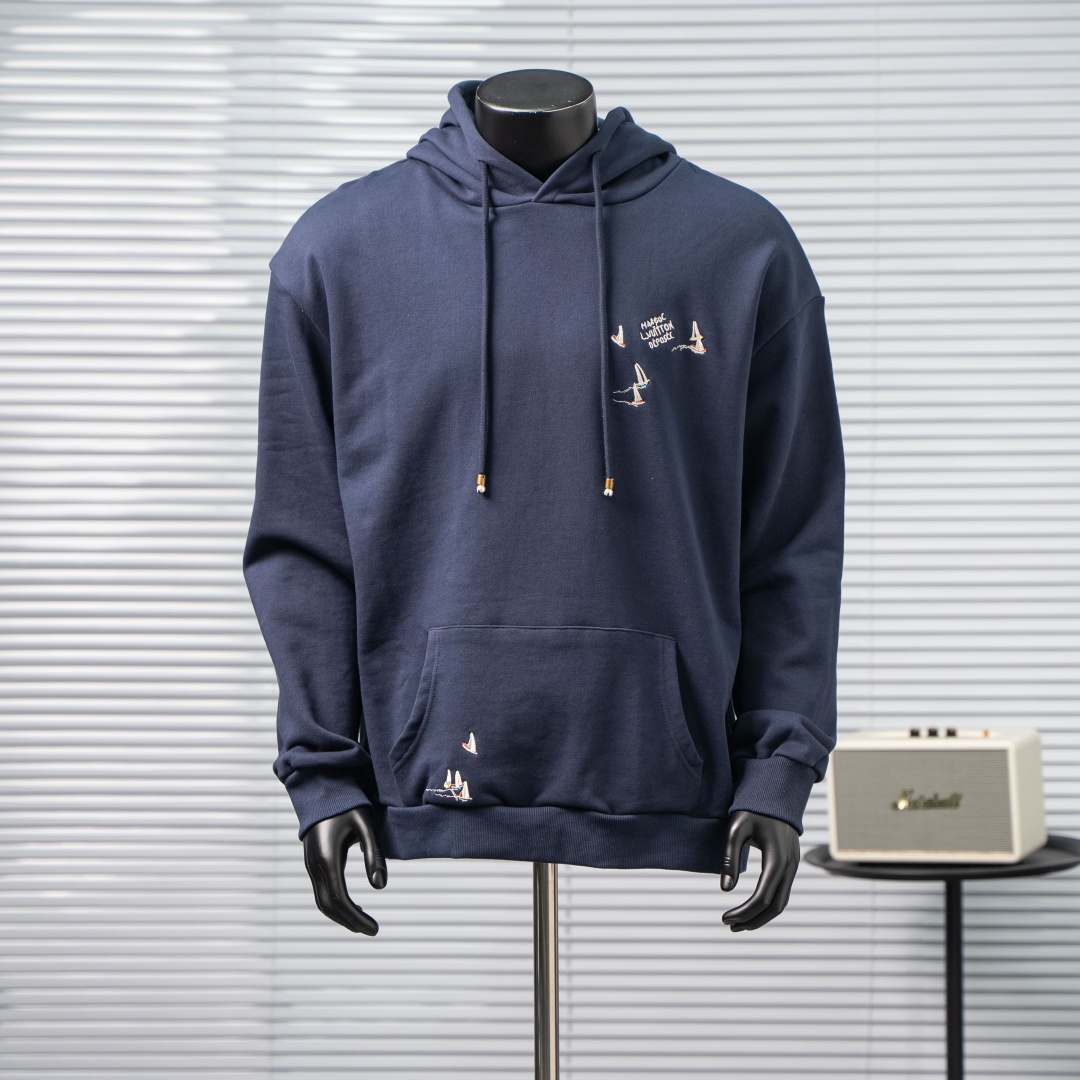 Alternative view of 루이비* LV 세일링 자수 후드티 66ST540