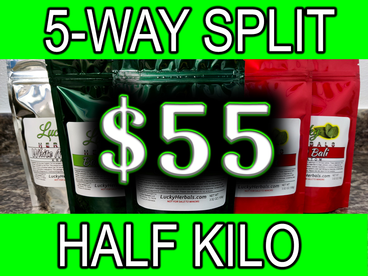 5-WAY SPLIT HALF KILO (100g x5)