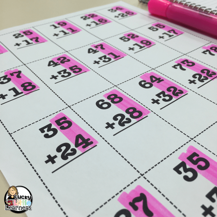 7 addition with regrouping strategies tools 1 2 3 digit lucky little learners