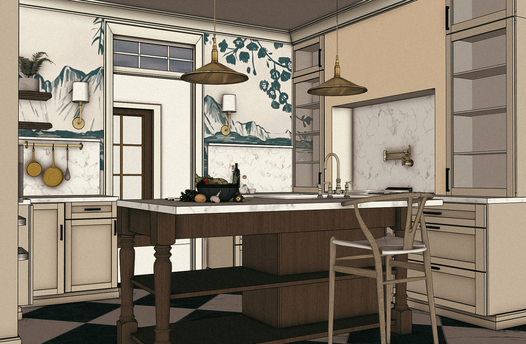 Bramble Cottage – The Kitchen Design