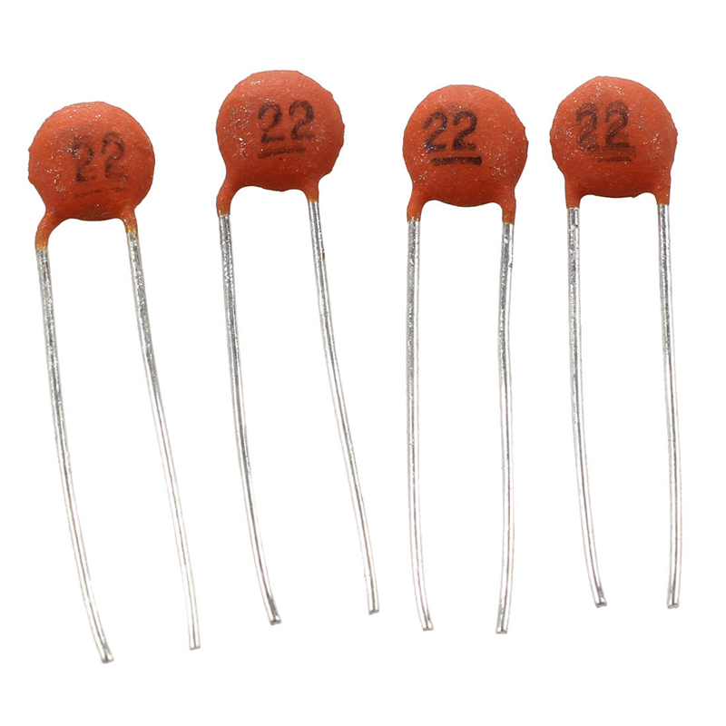 100 X 22pf 50v Low Voltage Radial Ceramic Disc Capacitors F9x8 Ebay