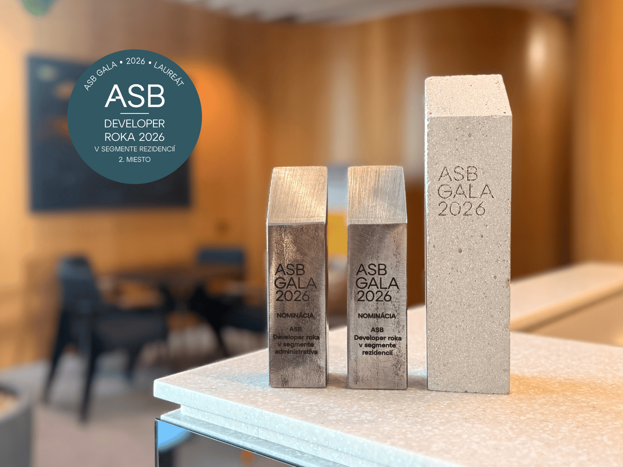 Získali sme 2. miesto v súťaži ASB Developer roka 2026