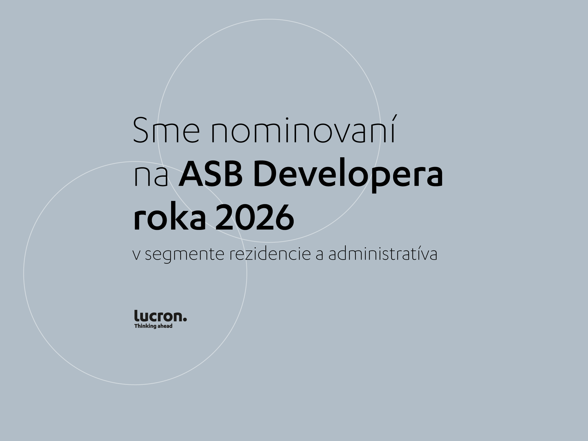 Sme nominovaní na ASB Delopera roka 2026