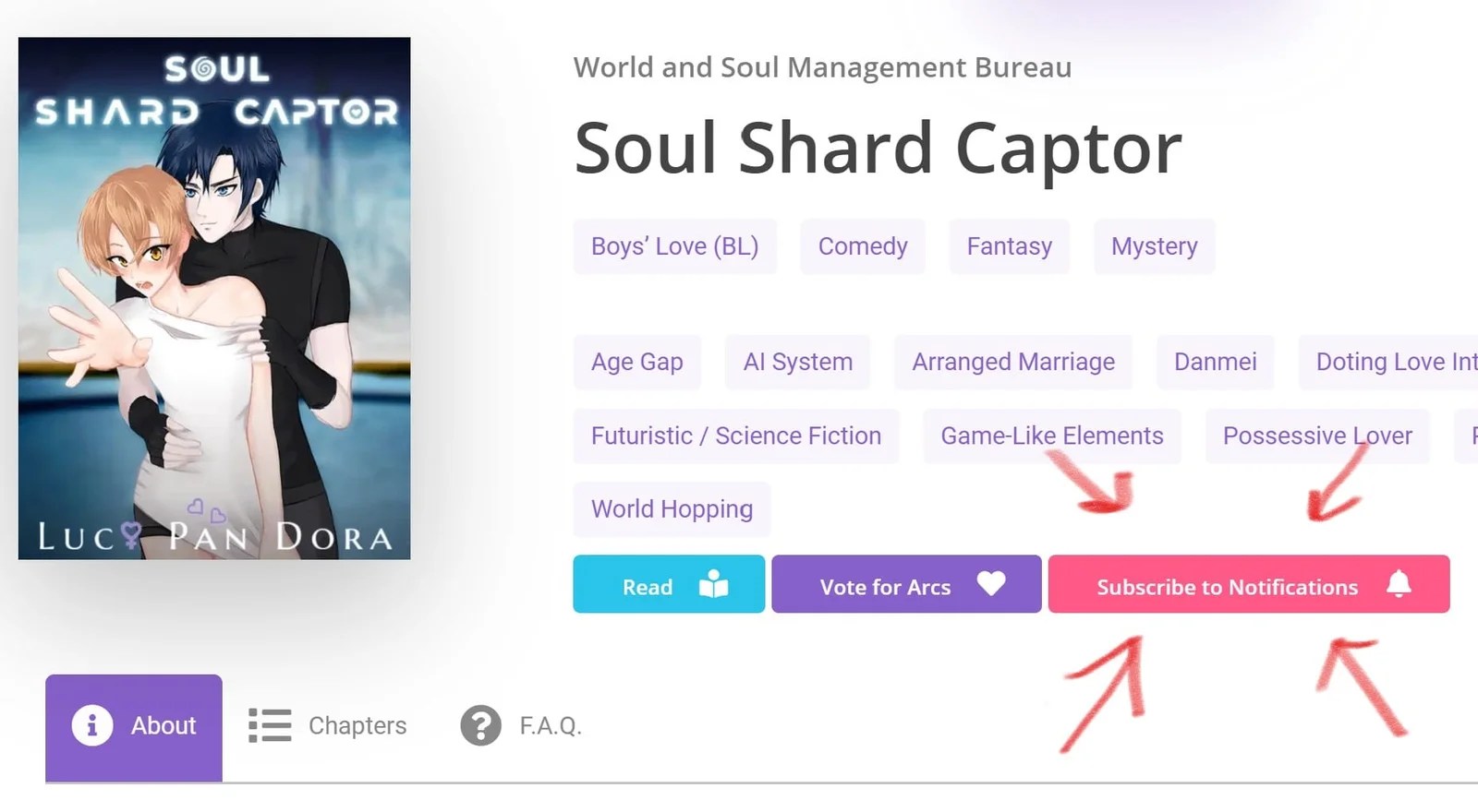 Is there a way I can be notified when you publish a new chapter? (A.k.a ...