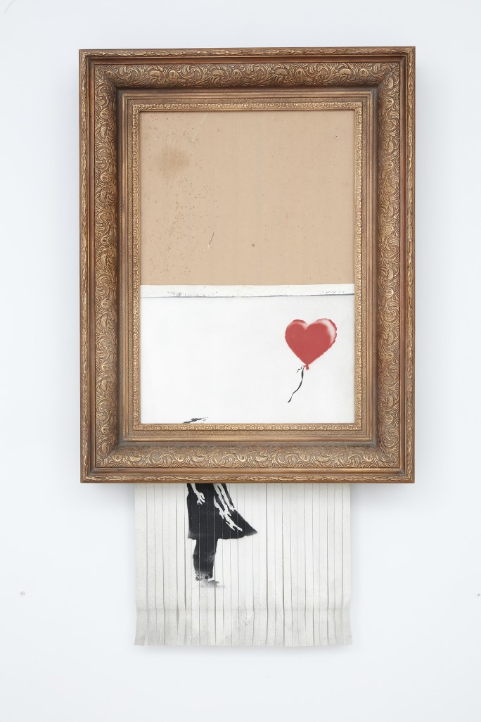 Banksy, Love is in the Bin 2018