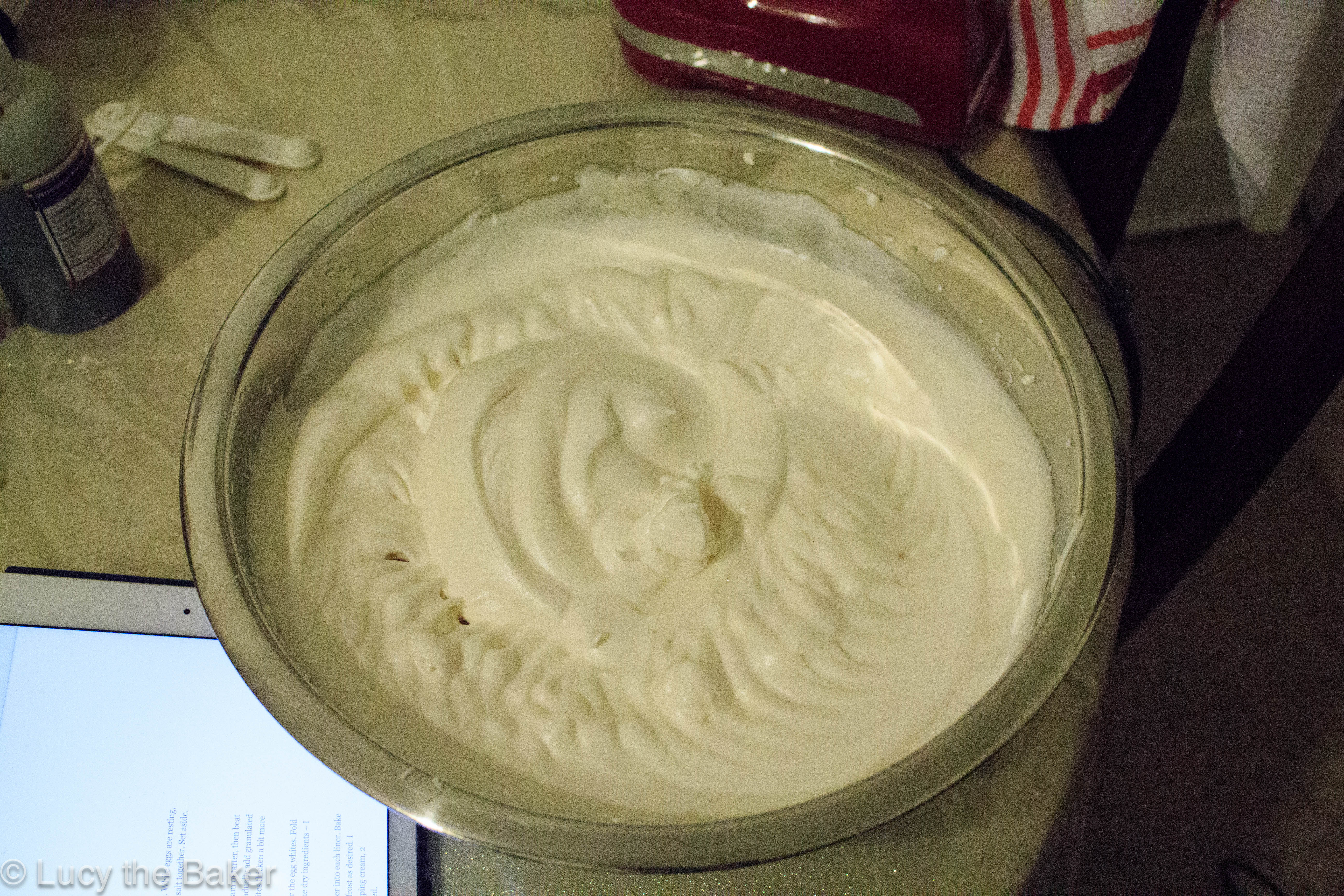 Beater trails in the whites