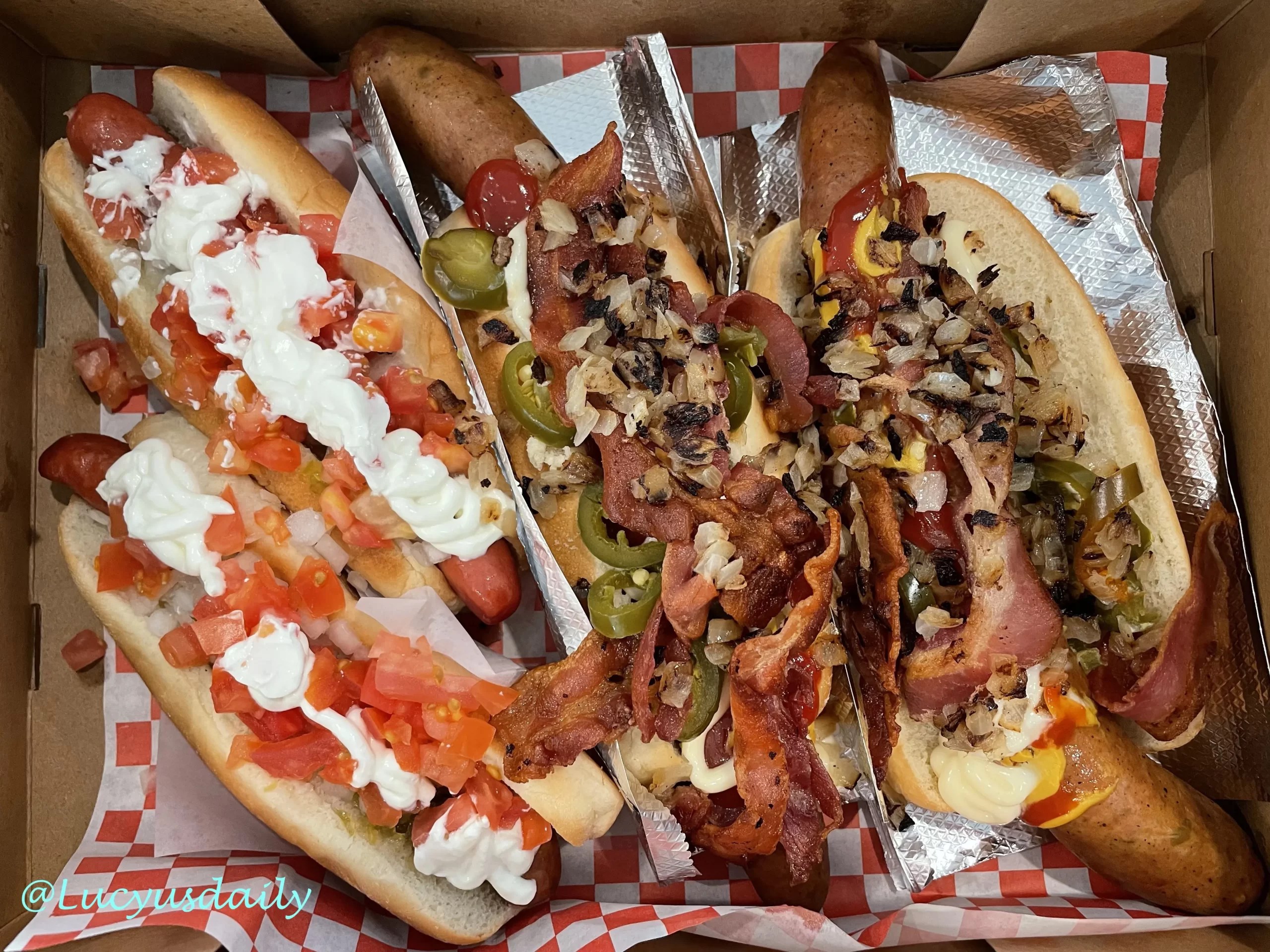 【LA】洛杉磯80年歷史必吃熱狗Pink's Hot Dogs Lucy's US Daily