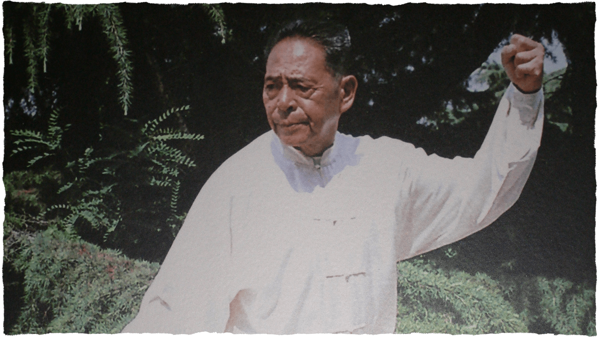 Feng Zhiqiang si allena nel taiji quan. Copertina dell'articolo Feng Zhiqiang.