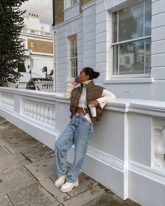 Puffer jacket outfit ideas and style tips