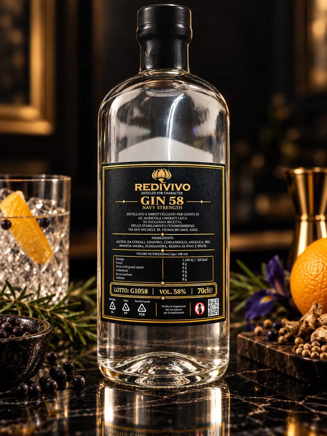 Redivivo 58 - Navy Strength Gin