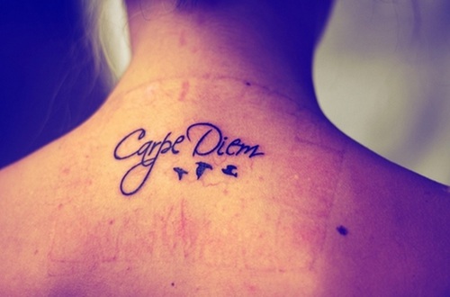 Carpe diem tatuagem luiza 100 Best Carpe Diem Tattoos And Meanings May 2021 Tattoos With Meaning Tattoos Tattoo Models