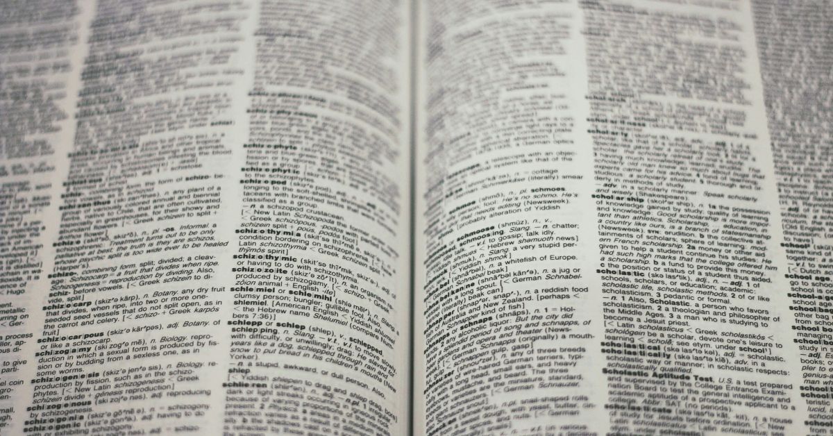 Open dictionary
