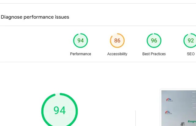 Desain Website Kontraktor Boiler 19 Pagespeed Insight ALRAS