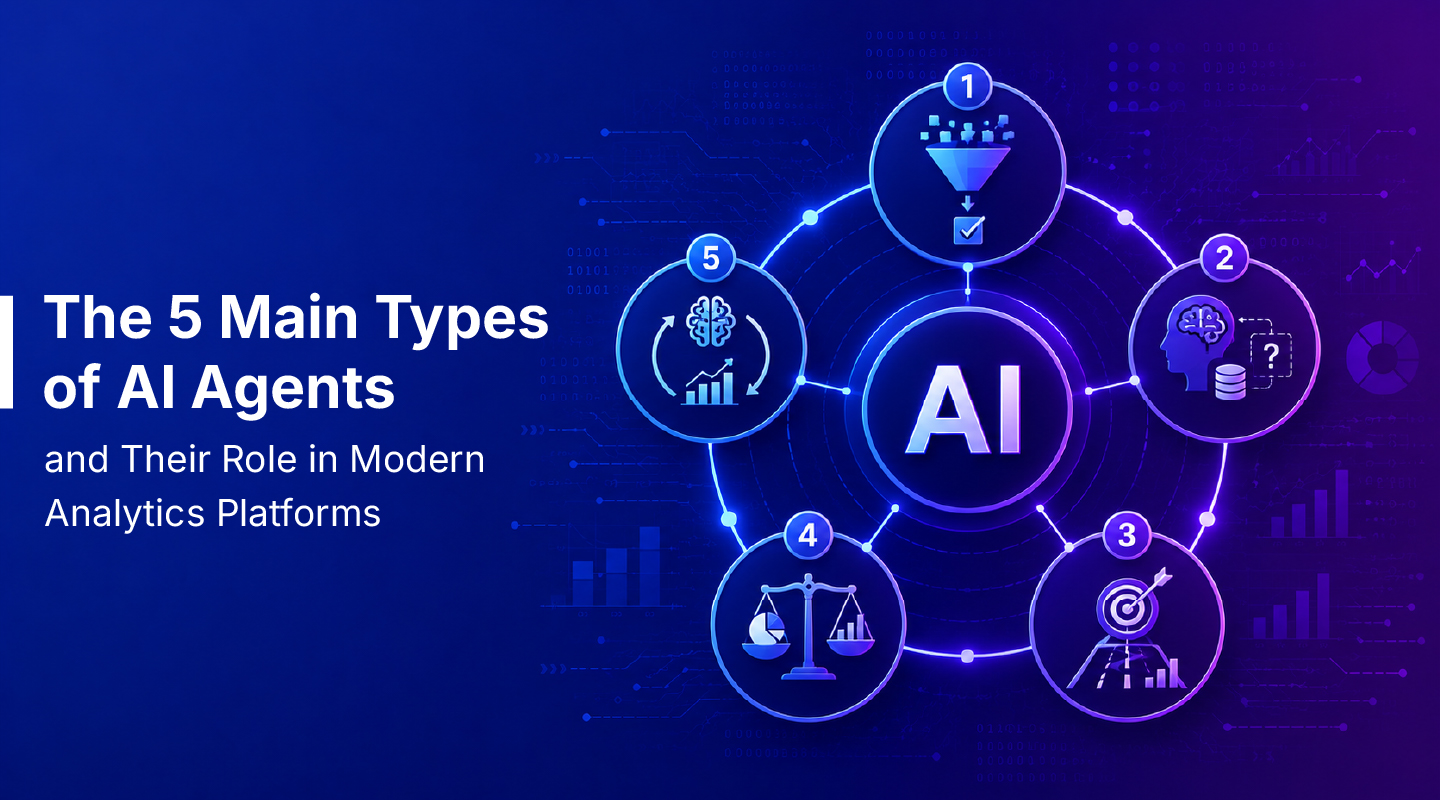 The 5 Main Types of AI Agents and Their Role in Modern Analytics Platforms 