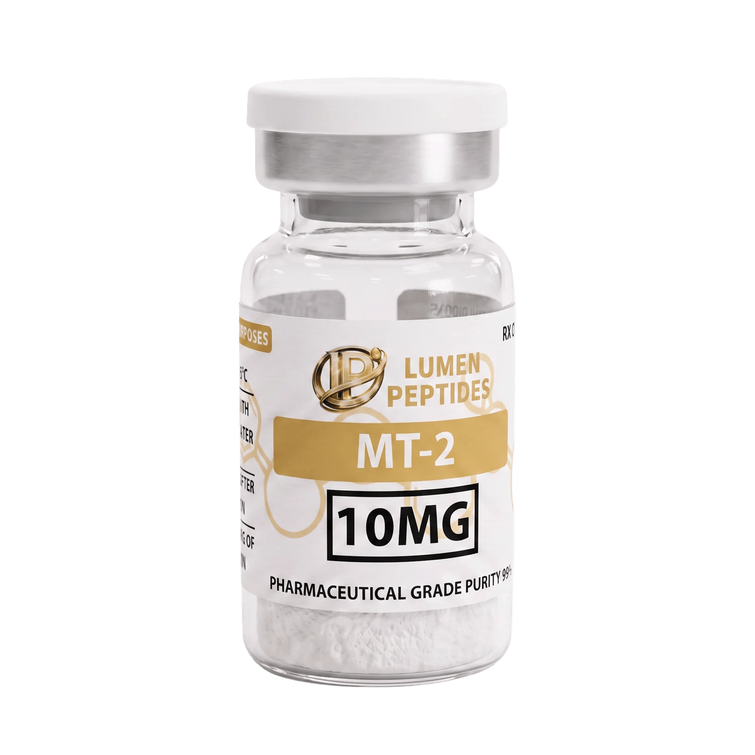 Melanotan II (MT-2) 10 mg research peptide vial – Lumen Peptides