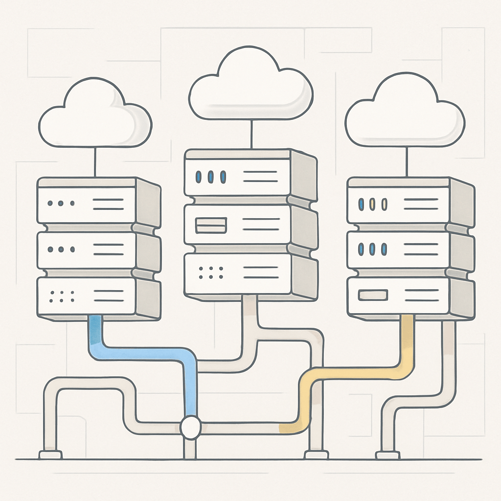 Three tiered analytics architecture stacks representing lightweight BI, integrated suite, and enterprise CDP options