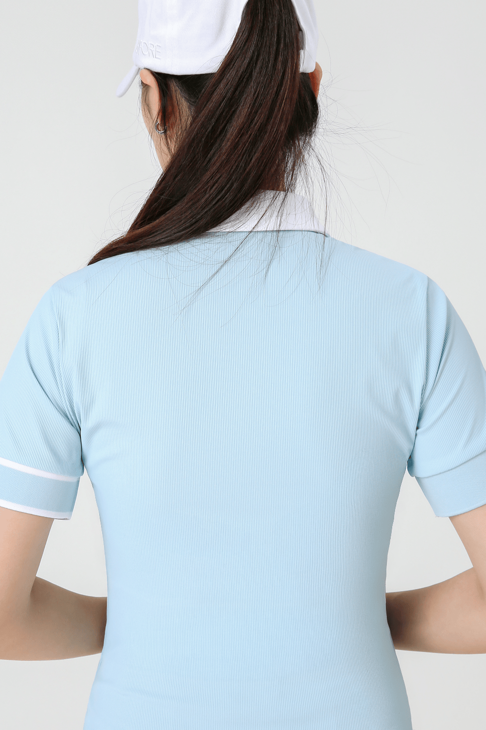 RIB SS POLO SHIRT W