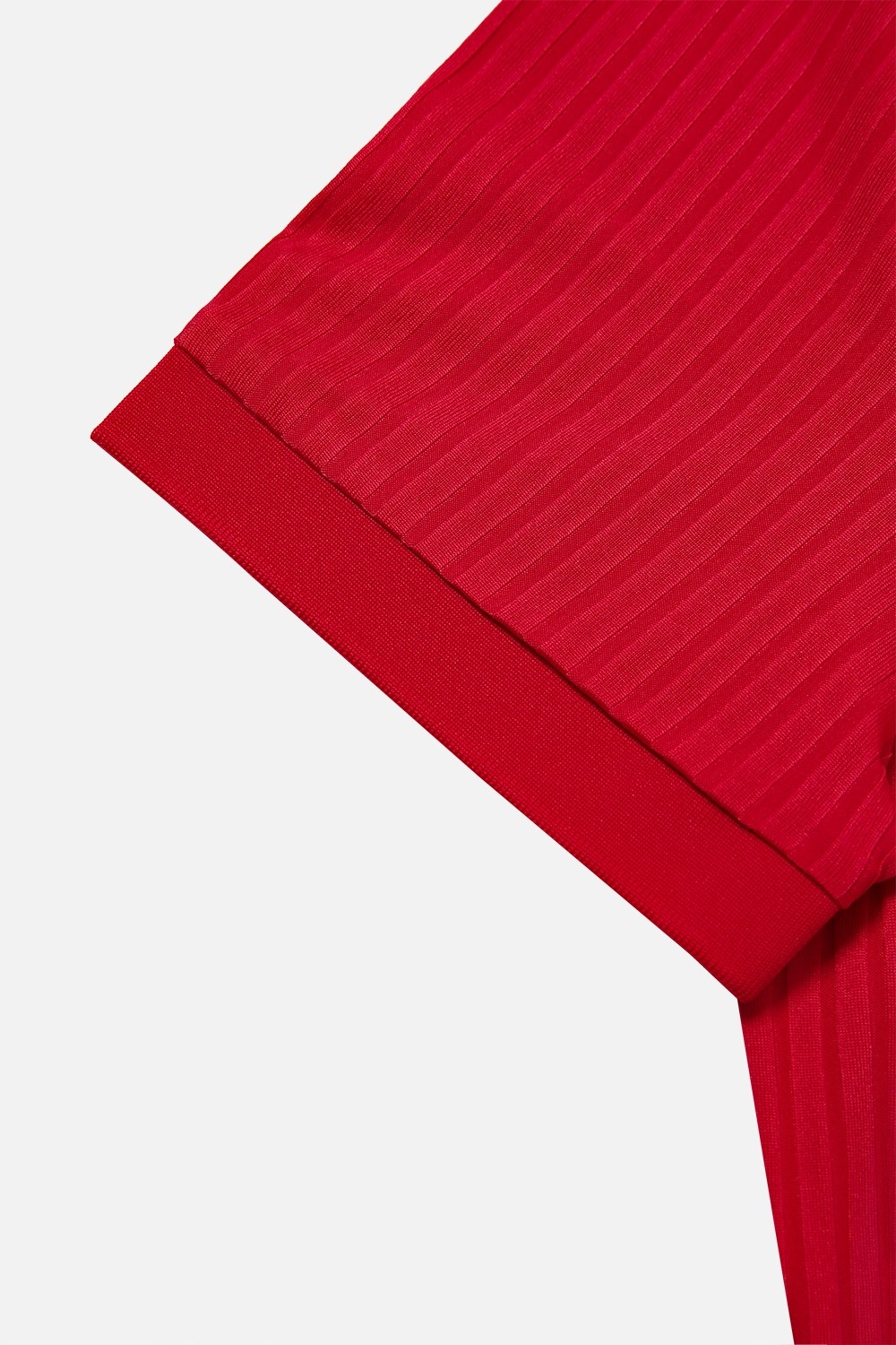 RIB PERFORMANCE SHIRT W-RED