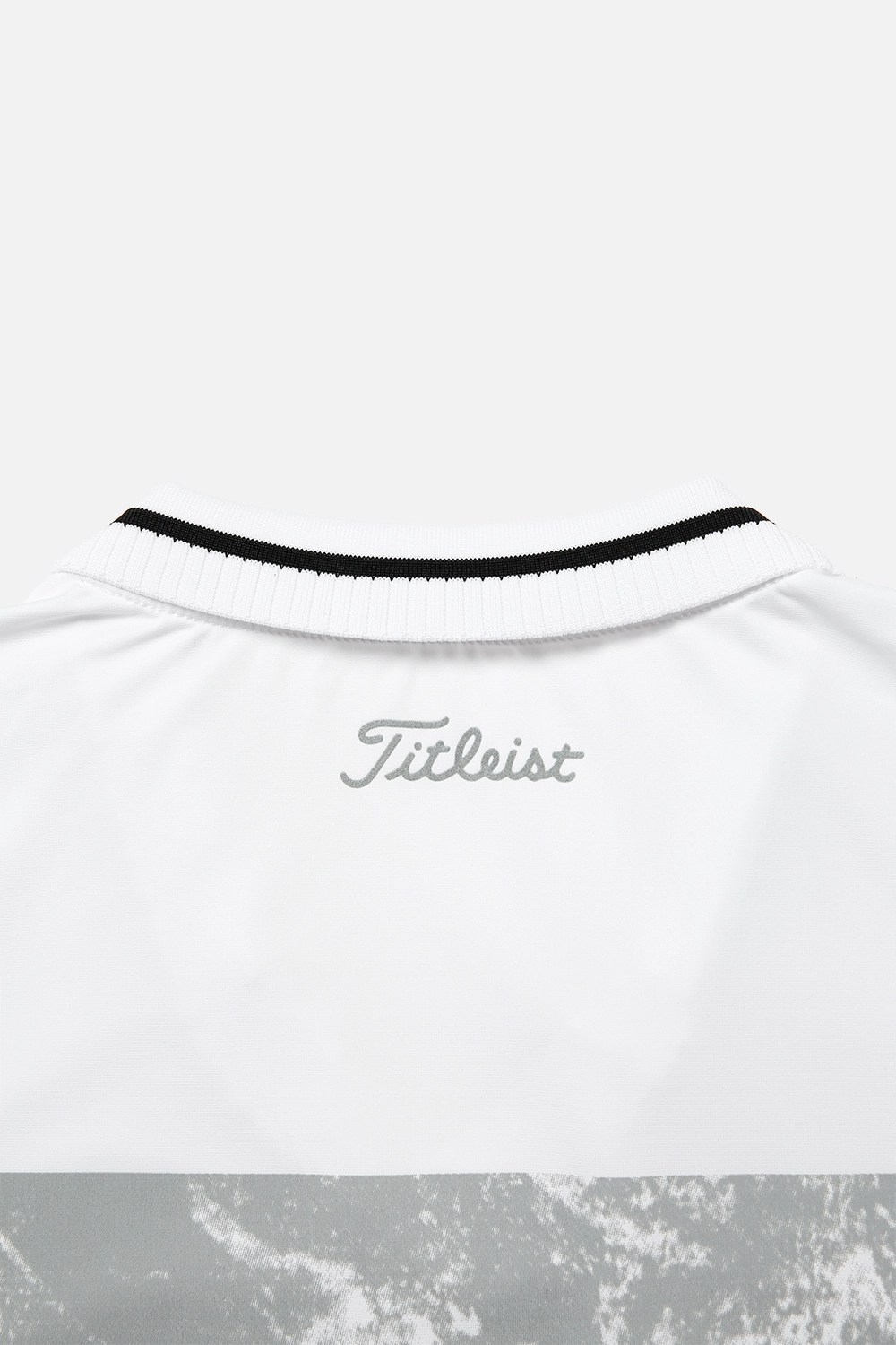 BACK PRINT POLO SHIRT-WHITE
