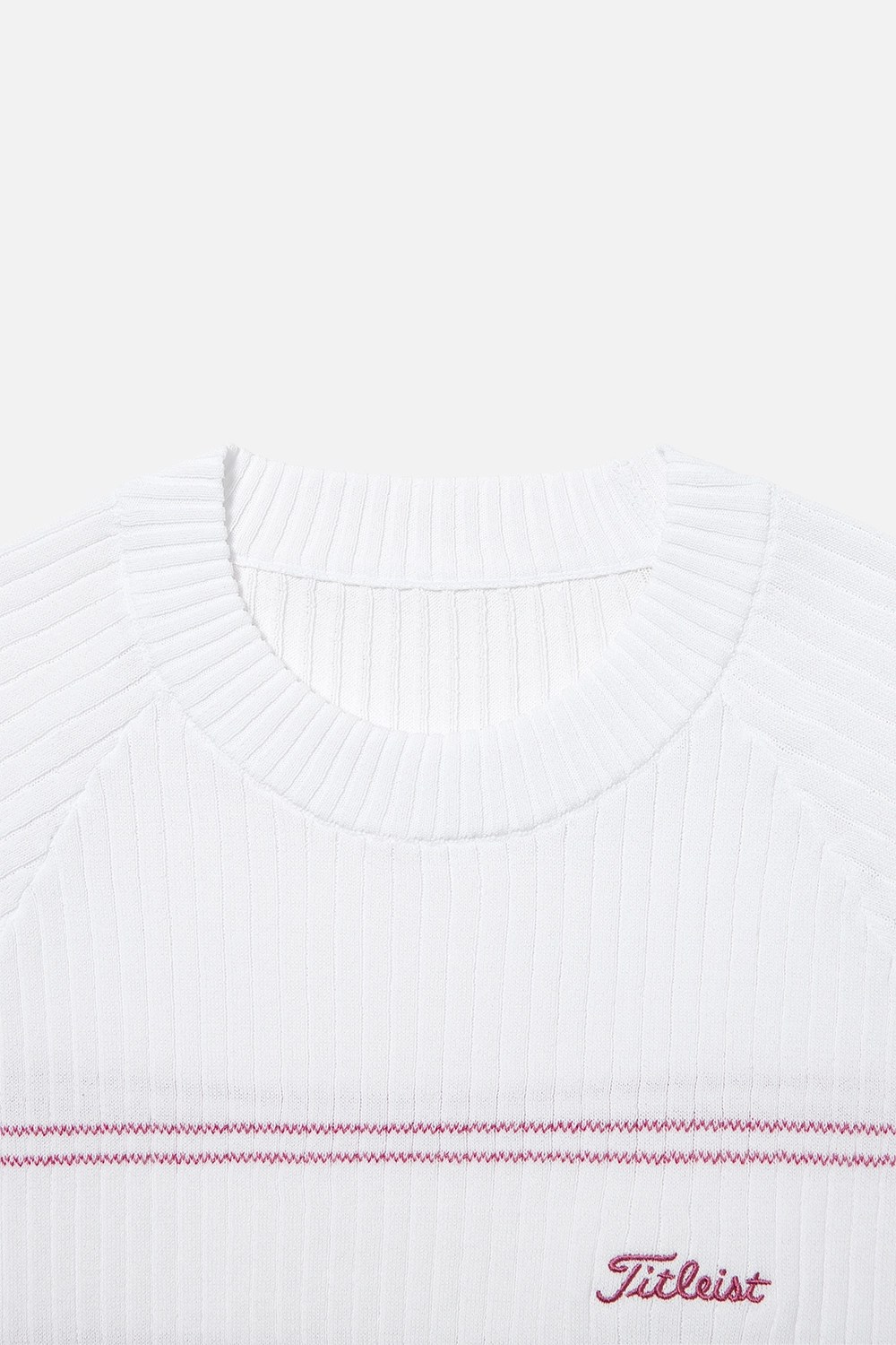 STRIPE DESIGN SWEATER-BURGUNDY