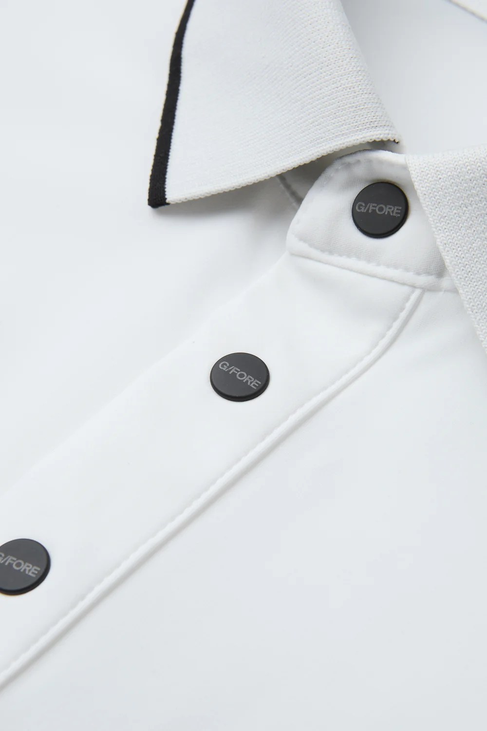LOGO-COLLARED TECH POLO