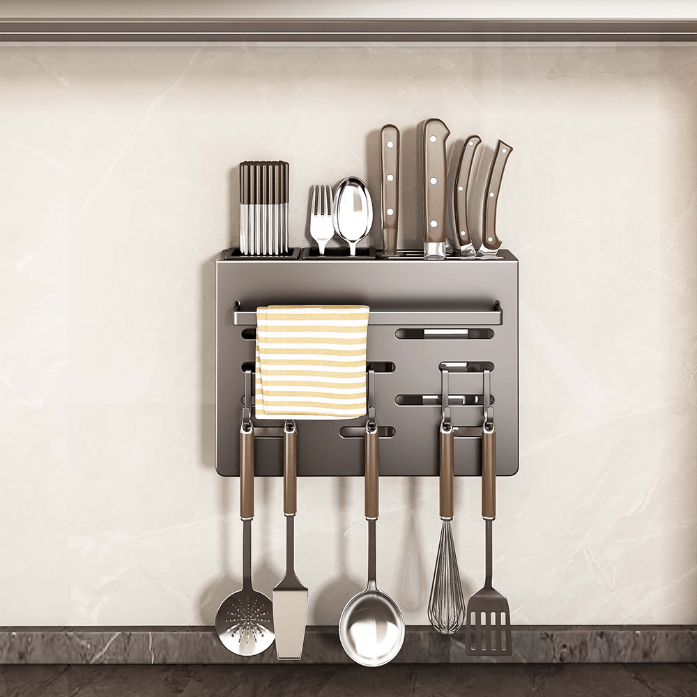 Utensil Holder for Storage Wall-mounted Kitchen Decor Reusable Chopstick Holder Convenient Cutlery