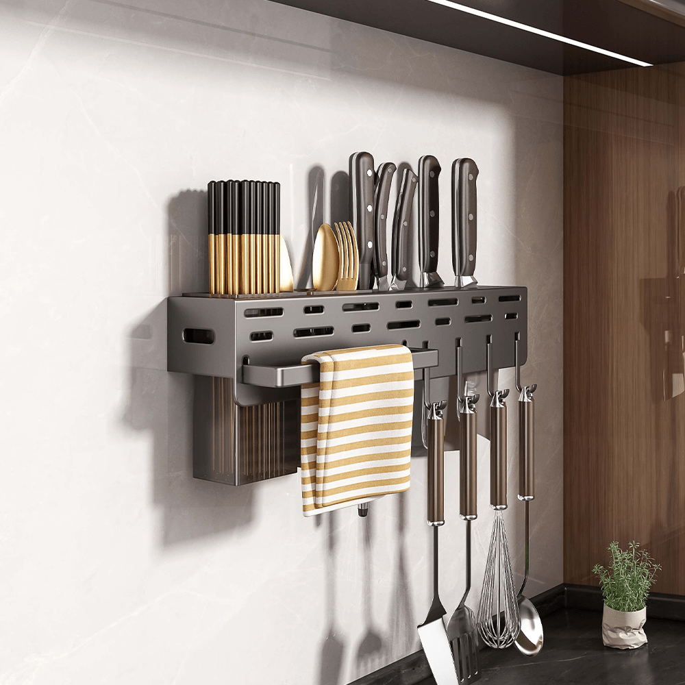Utensil Holder for Storage Wall-mounted Kitchen Decor Reusable Chopstick Holder Convenient Cutlery