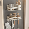 Kitchen Refrigerator Storage Rack Metal Strong Fridge Magnet Shelf