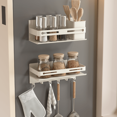 Kitchen Refrigerator Storage Rack Metal Strong Fridge Magnet Shelf