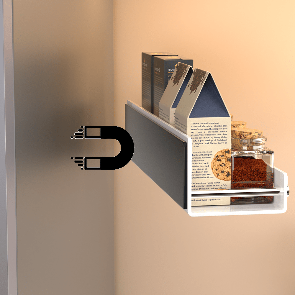 Strong Magnetic Shelf For Refrigerator And Microwave Oven Kitchen Organizer Storage Shelve