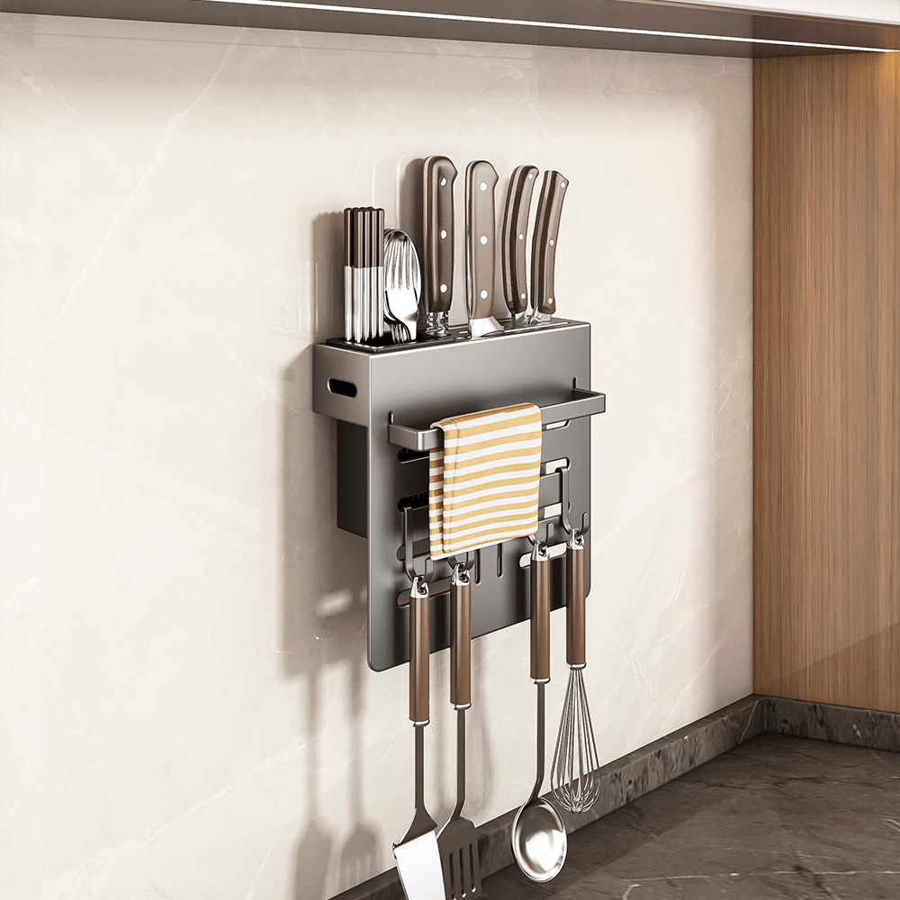 Utensil Holder for Storage Wall-mounted Kitchen Decor Reusable Chopstick Holder Convenient Cutlery