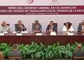 Firma Senado de la República convenios de colaboración el Congreso y Gobierno de Tamaulipas