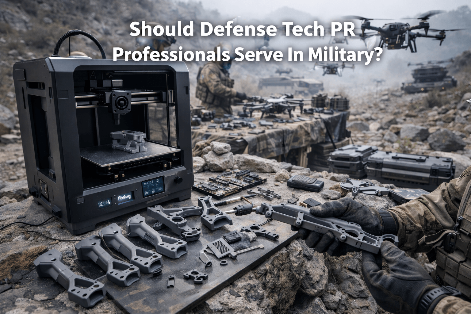 Should Defense Tech PR Professionals Enlist or Commission For Military Service?