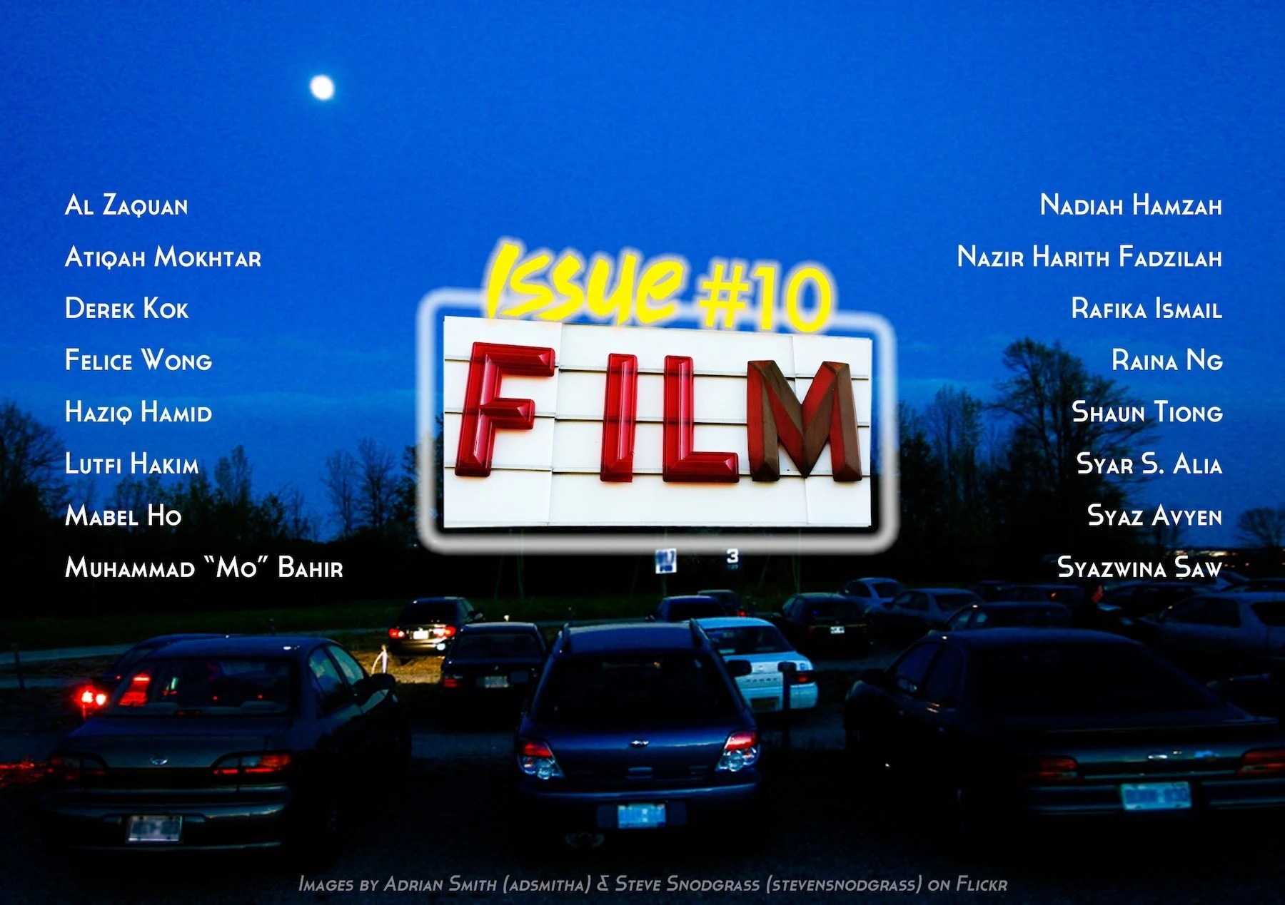 Poster for ISSUE #10, the Film issue of ISSUE Magazine, March 2013.