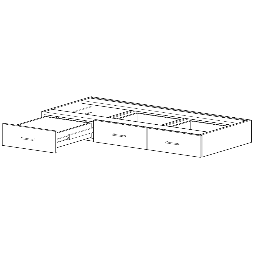 Luxe Casework Base Veterinary Cabinets