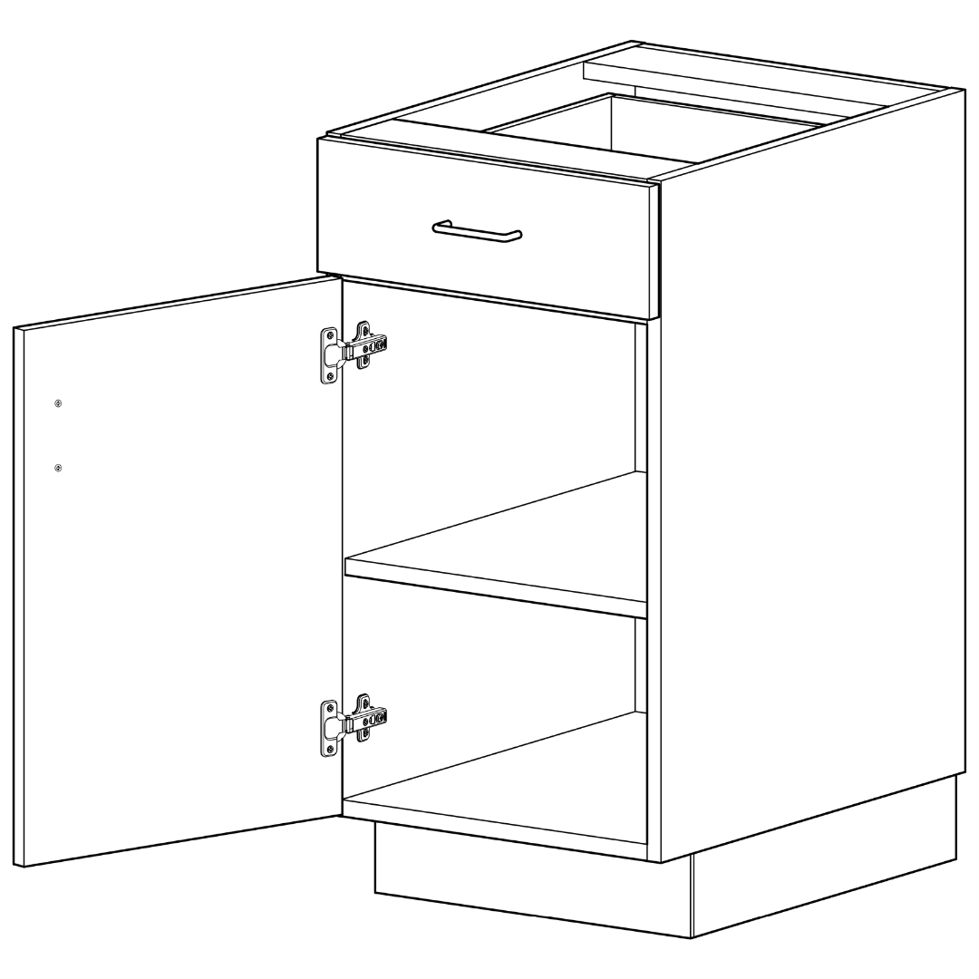 Luxe Casework Veterinary Base Cabinet 